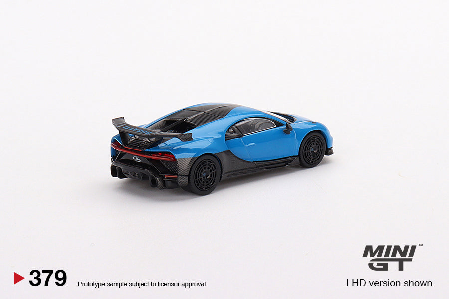 MiniGT 1:64 Bugatti Chiron Pur Sport Blue MiJo Exclusive #379