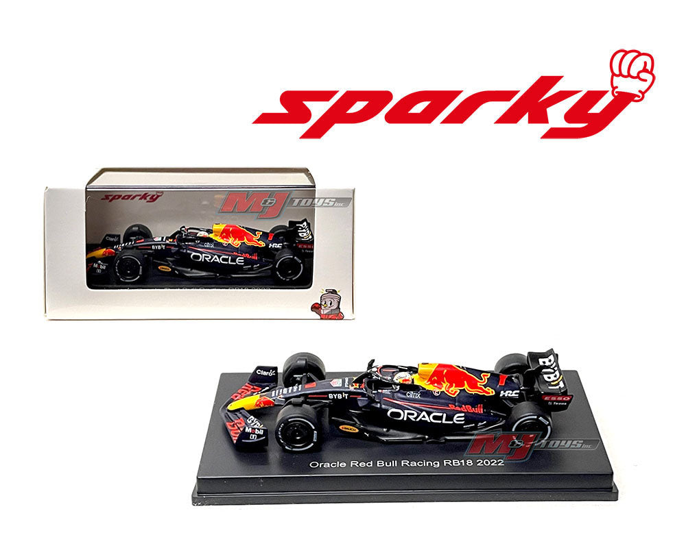 Sparky 1:64 Oracle Red Bull Racing RB18 No.1 Oracle Red Bull Racing 2022 – Max Verstappen