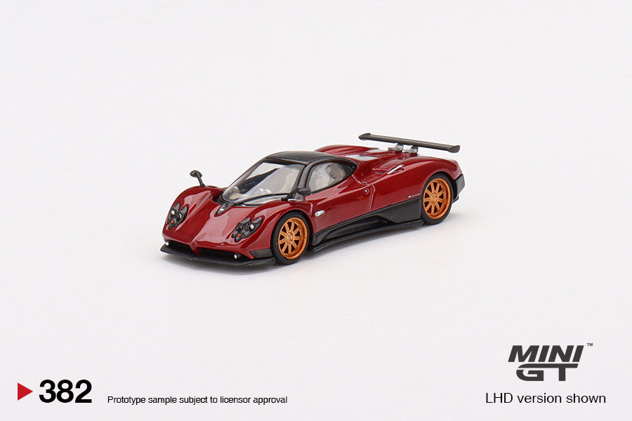 MiniGT 1:64 Pagani Zonda F Rosso Dubai MiJo Exclusive #382