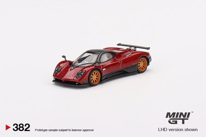 MiniGT 1:64 Pagani Zonda F Rosso Dubai MiJo Exclusive #382