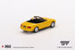 MiniGT 1:64 Mazda Miata MX-5 (NA) Sunburst Yellow MiJo Exclusive #392