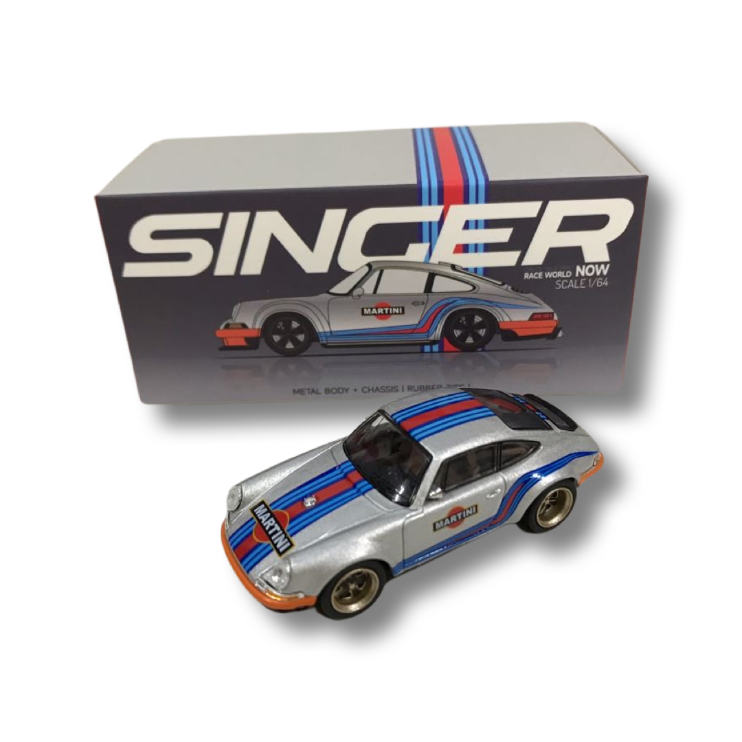 Pop Race 1:64 Race World Now Singer Porsche 911 (964) Martini