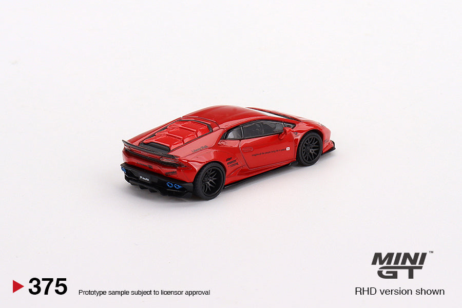 MiniGT 1:64 LB Works Lamborghini Huracan ver. 2 Red MiJo Exclusive #375
