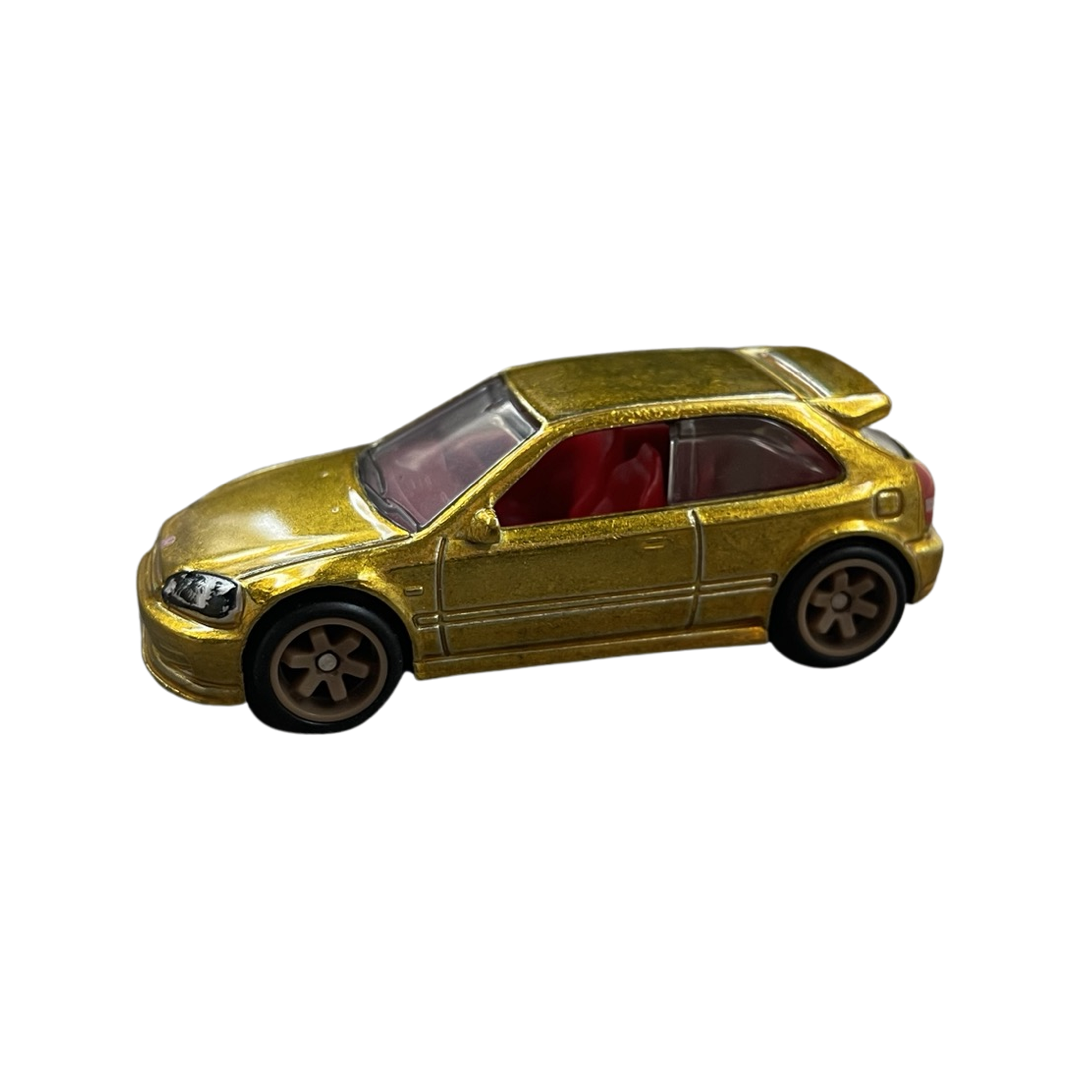 Hot Wheels 2022 Loose ‘99 Honda Civic Type R EK9 Super Treasure Hunt Gold