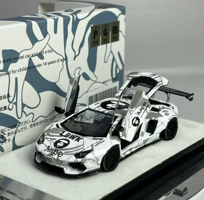 PGM 1:64 Lamborghini Aventador LP700-4 LBWK AAPE