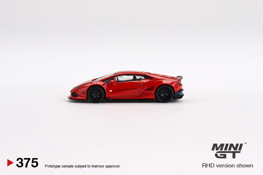 MiniGT 1:64 LB Works Lamborghini Huracan ver. 2 Red MiJo Exclusive #375