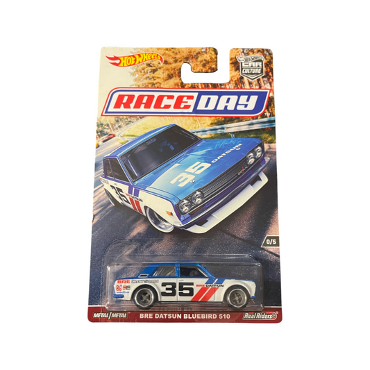 Hot Wheels 2017 RLC Red Line Club Premium Box Set Race Day 0/5 Nissan BRE Datsun Bluebird 510