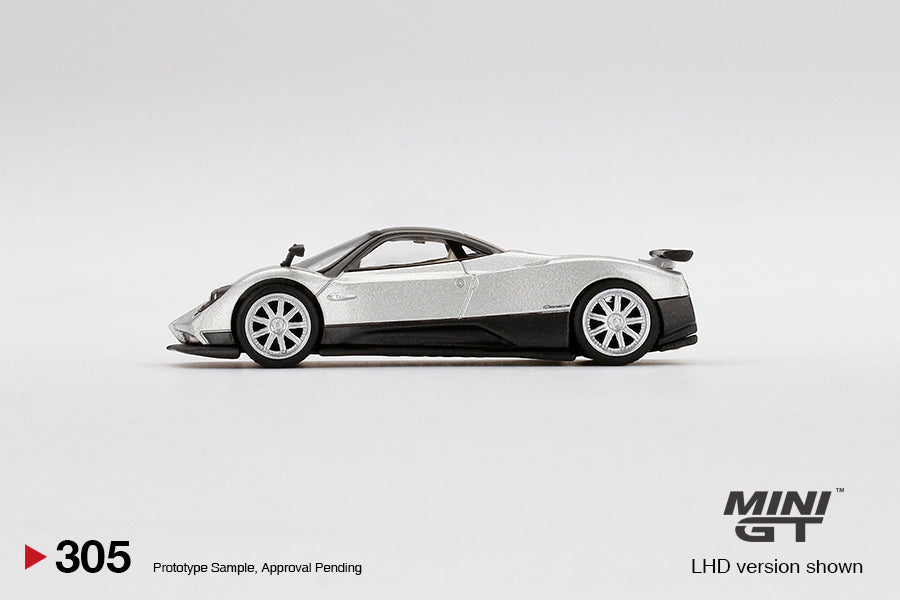 MiniGT Pagani Zonda F Silver MiJo Exclusive #305