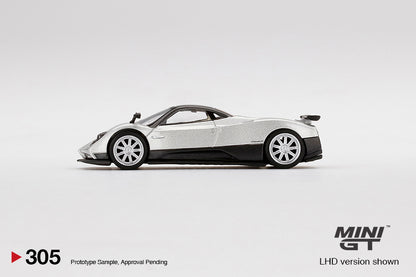 MiniGT Pagani Zonda F Silver MiJo Exclusive #305