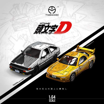 Time Micro 1:64 Initial D Manga Mazda RX-7