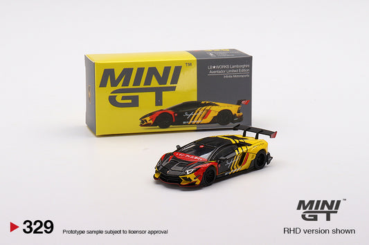 MiniGT 1:64 LB Works Lamborghini Aventador Limited Edition Infinite Motorsports MiJo Exclusive #329