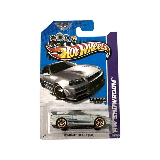 Hot Wheels 2013 Mainline Zamac Nissan Skyline GT-R R34