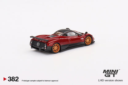 MiniGT 1:64 Pagani Zonda F Rosso Dubai MiJo Exclusive #382