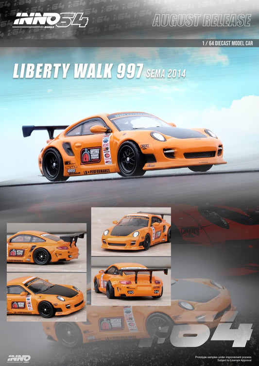 Inno64 1:64 Porsche 997 Liberty Walk SEMA 2014 Edition