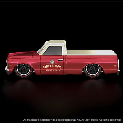 Hot Wheels 2021 Red Line Club RLC Exclusive Selections 1969 Chevrolet C10 Spectraflame Red