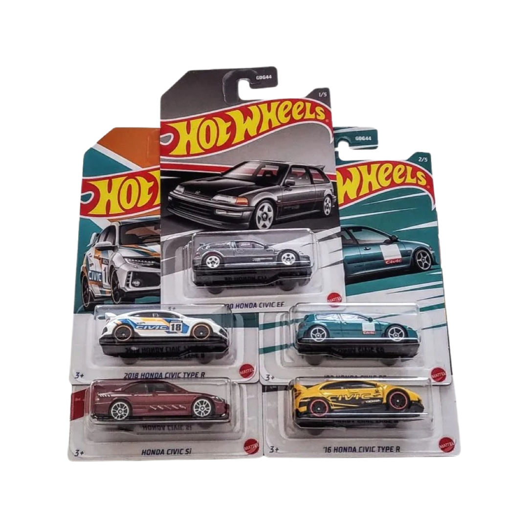 Hot Wheels 2022 Theme Series Honda Civic Set x2 **Sealed Case** 10pcs