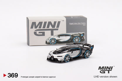 MiniGT 1:64 Bugatti Vision Gran Turismo Silver MiJo Exclusive #369