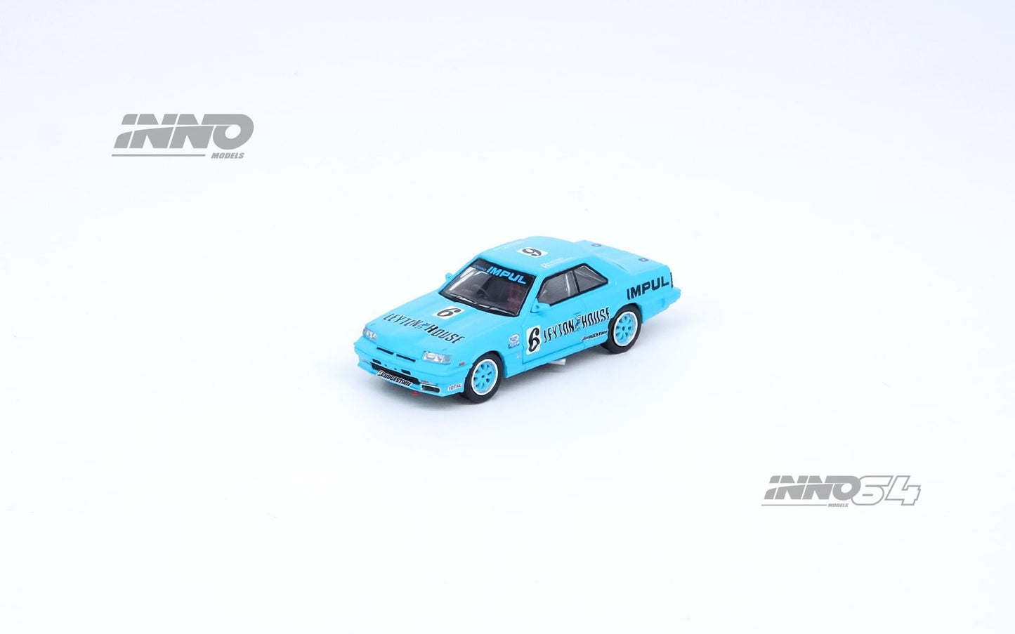 Inno64 1:64 Nissan Skyline 2000 Turbo RS-X DR30 #6 "Leyton House" JTC 1987