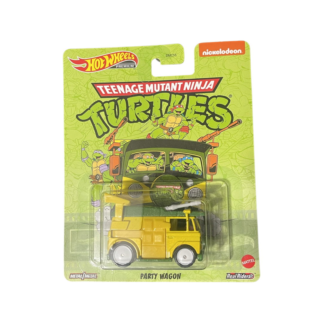 Hot Wheels Premium Retro Entertainment TMNT Teenage Mutant Ninja Turtles Party Wagon