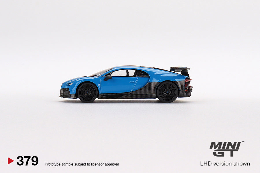 MiniGT 1:64 Bugatti Chiron Pur Sport Blue MiJo Exclusive #379