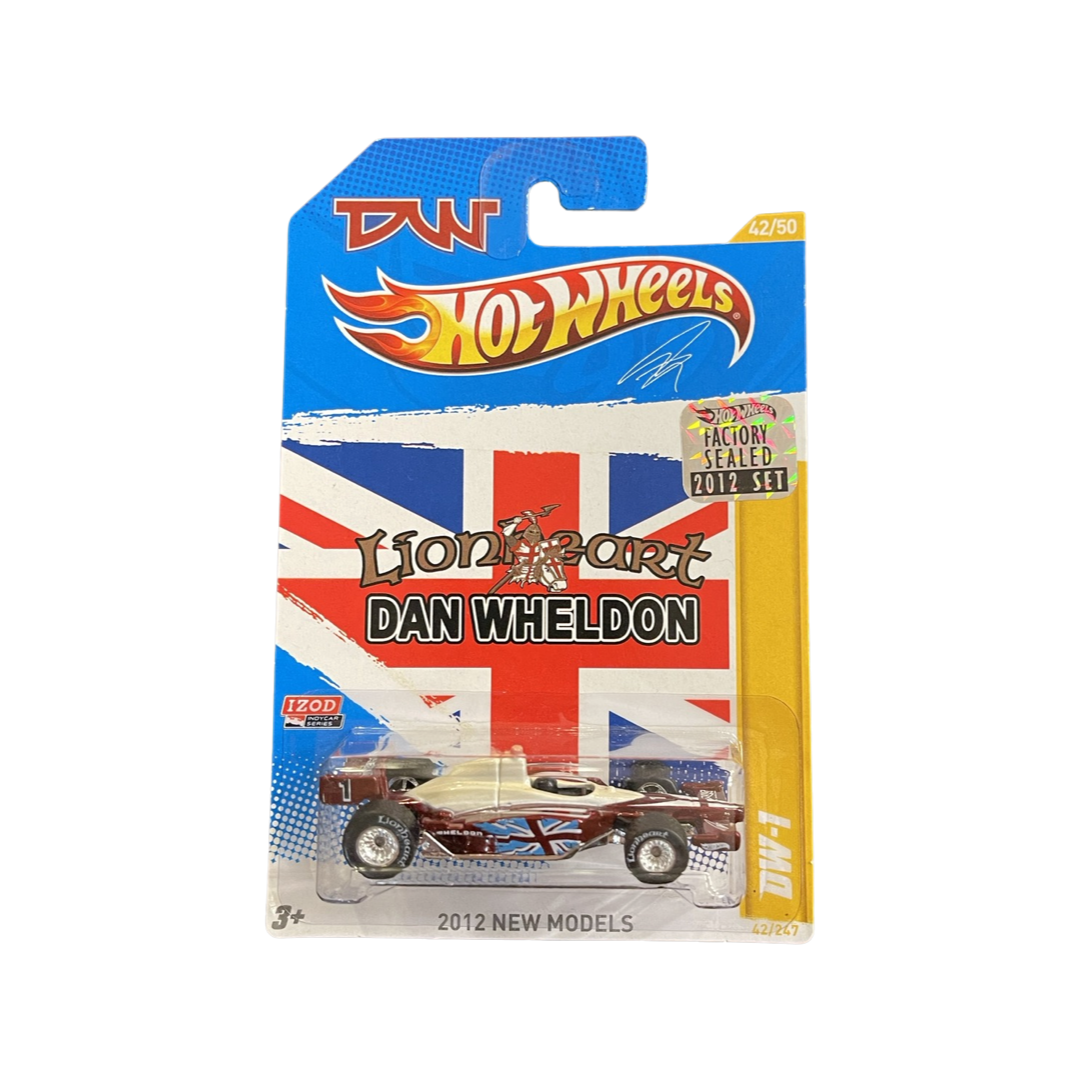 Hot Wheels 2012 DW-1 Lionheart Dan Wheldon Factory Sealed