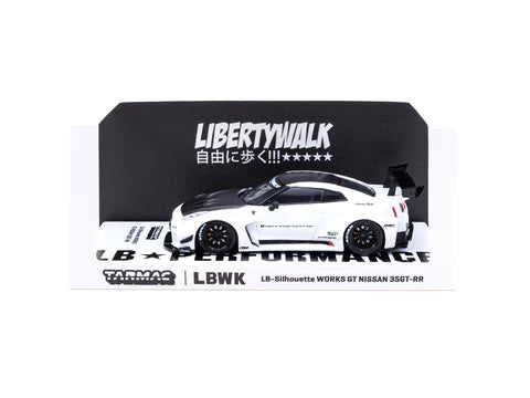 Tarmac Works 1:43 LB-Silhouette Works GT Nissan 35GT-RR White - Hobby43