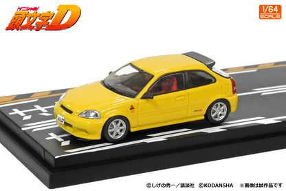 Modeler's64 Initial D Set Vol.9 Daiki NInomiya Civic (EK9) & Smiley Sakai Integra (DC2)