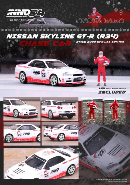 Inno64 1:64 Nissan Skyline GT-R R-Tune “X-Mas 2022” Special Edition