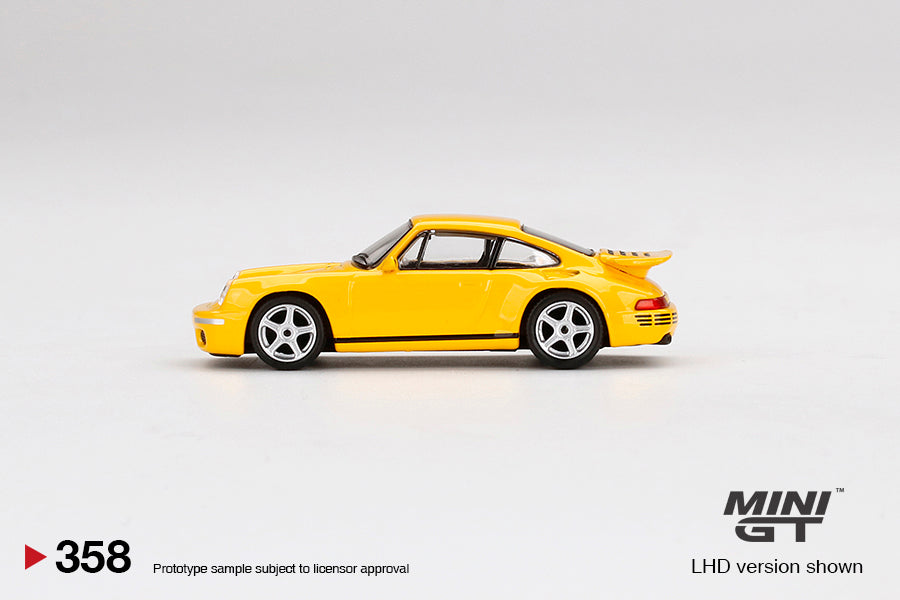 MiniGT 1:64 RUF CTR Anniversary Blossom Yellow MiJo Exclusive #358