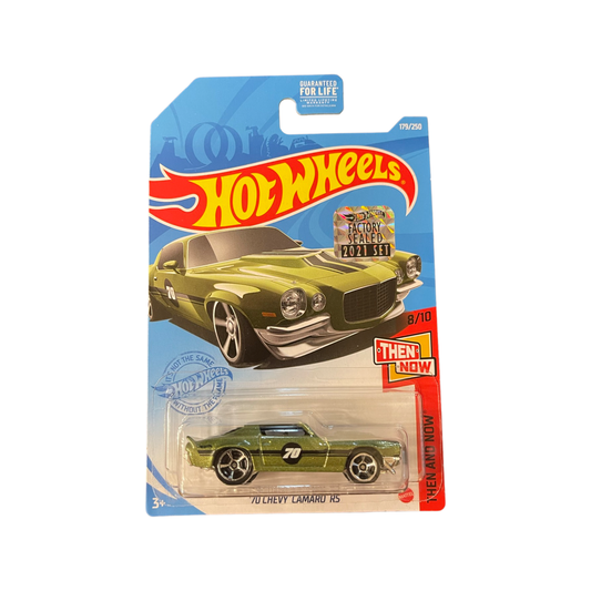 Hot Wheels 2021 Mainline ‘70 Chevy Camaro RS Walgreens Exclusive Factory Sealed