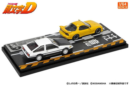 Modeler's64 Initial D Set Vol.10 4th Stage Keisuke Takahashi RX-7 (FD3S) & Wataru Akiyama Levin (AE86)