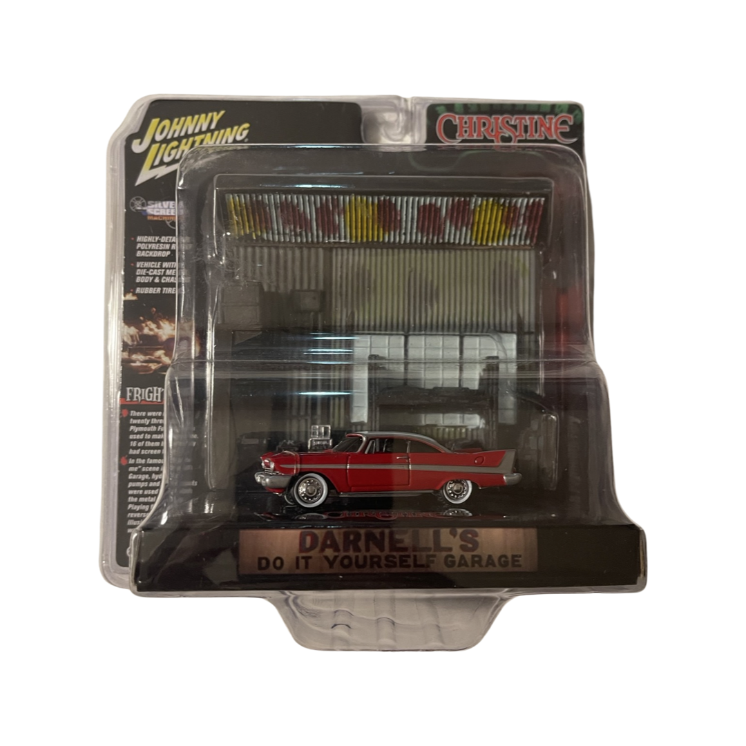 Johnny Lightning 1:64 Silver Screen Christine Darnell’s Garage 1958 Plymouth Fury