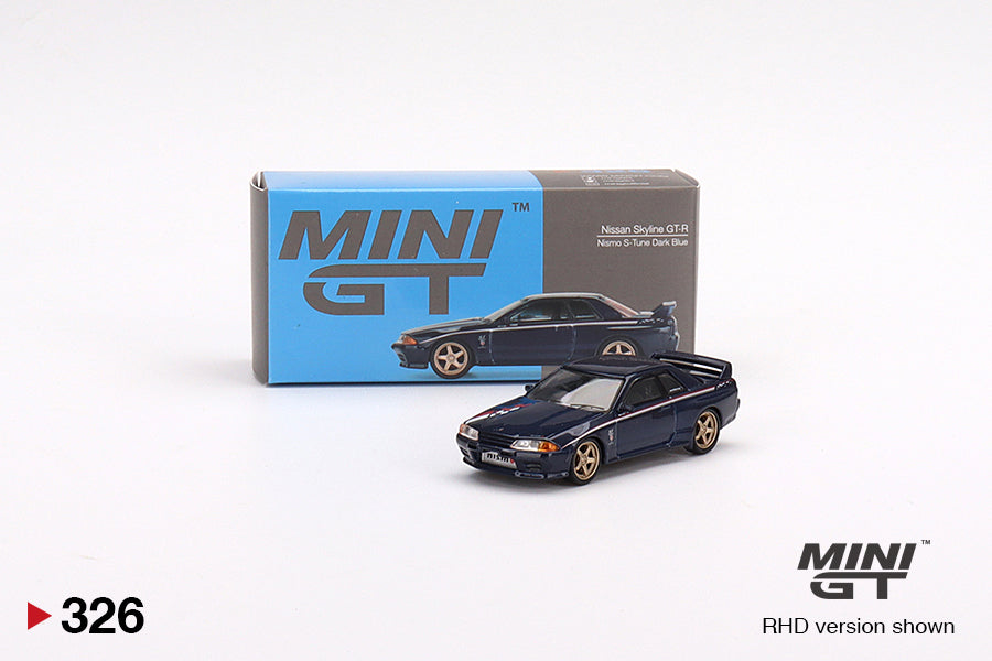 MiniGT Nissan Skyline GT-R (R32) Nismo S-Tune Dark Blue MiJo Exclusive #326