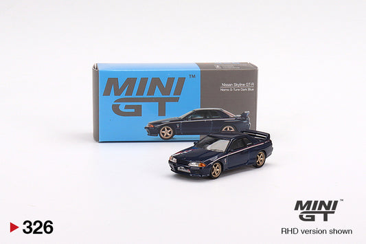 MiniGT Nissan Skyline GT-R (R32) Nismo S-Tune Dark Blue MiJo Exclusive #326