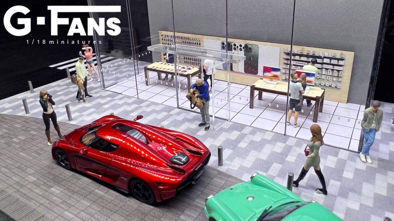 G-Fans 1:64 Diorama Apple Store Building