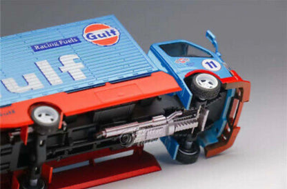 Peako X Micro Turbo 1:64 Custom Flatbed Tow HKS / Gulf Racing Limited