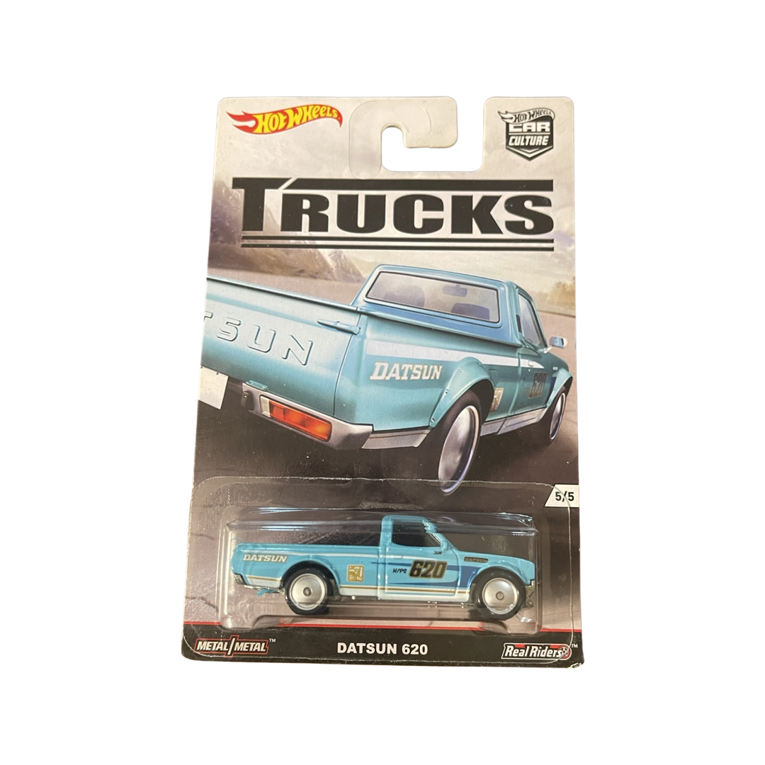 Hot Wheels 2017 Premium Car Culture Trucks Series Datsun 620 Teal