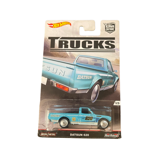 Hot Wheels 2017 Premium Car Culture Trucks Series Datsun 620 Teal