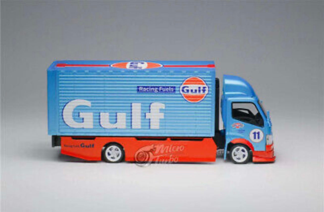 Peako X Micro Turbo 1:64 Custom Flatbed Tow HKS / Gulf Racing Limited