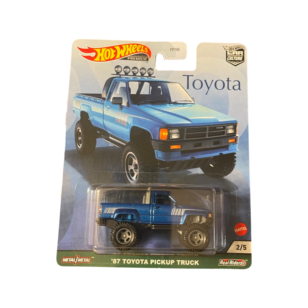 Hot Wheels Premium Toyota Hilux ‘87 Pickup Truck