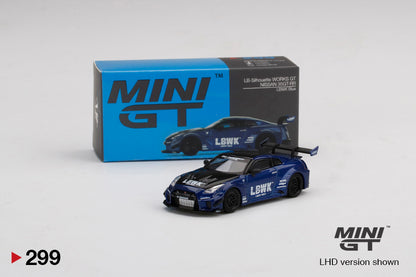 MiniGT LB-Silhouette WORKS GT NISSAN 35GT-RR Ver.2 LBWK Blue MiJo Exclusive #299