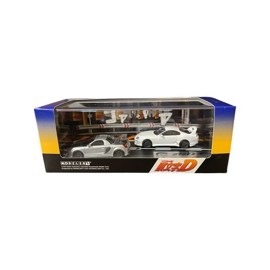 Modeler’s64 Initial D Set Vol.5 Kai Ogashi Toyota MR-S VS Hideo Minagawa Supra JZA80