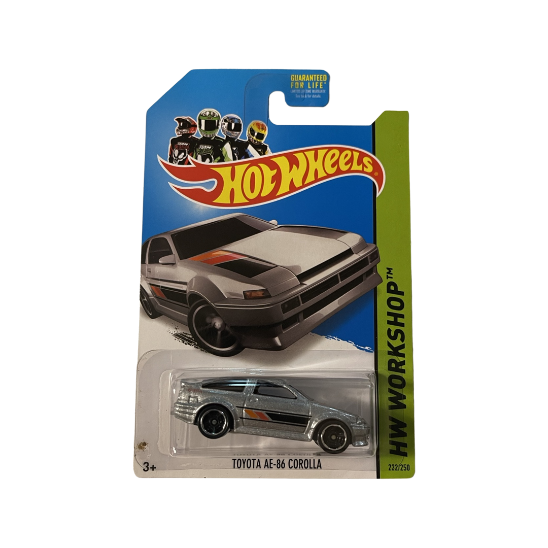 Hot Wheels 2014 Mainline Toyota Corolla AE-86 Grey