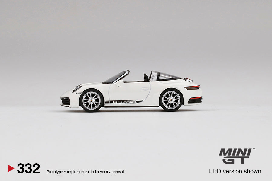 MiniGT Porsche 911 Targa 4S White MiJo Exclusive #332