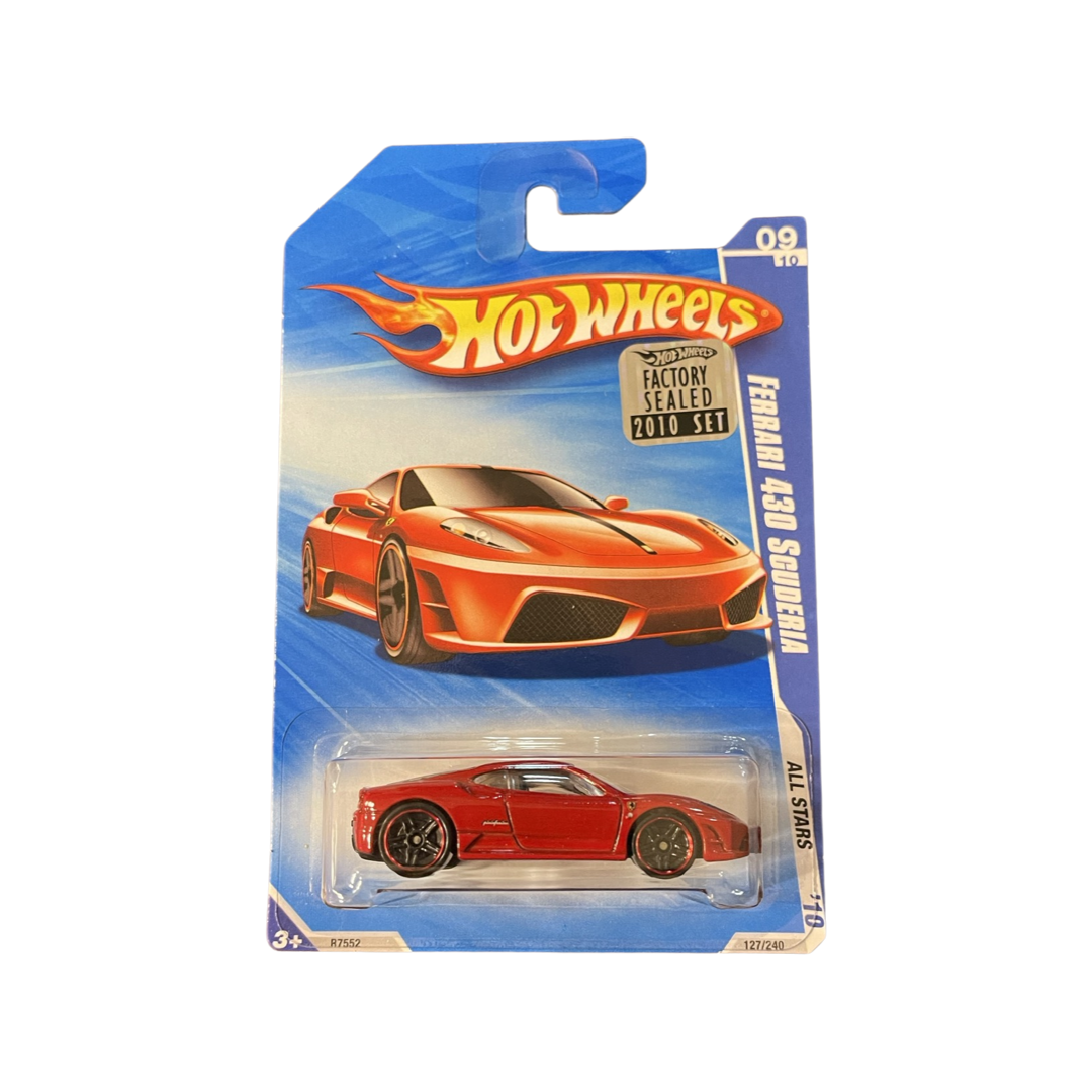 Hot Wheels 2010 Mainline Ferrari F430 Scuderia Red Factory Sealed