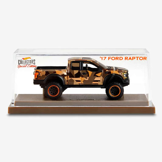 Hot Wheels 2021 Red Line Club RLC Exclusive ‘17 Ford Raptor Gold Camouflage