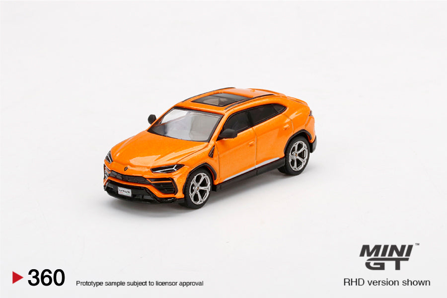 MiniGT 1:64 Lamborghini Urus Arancio Borealis MiJo Exclusive #360