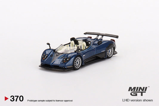 MiniGT 1:64 Pagani Zonda HP Barchetta Blue Tricolore MiJo Exclusive #370