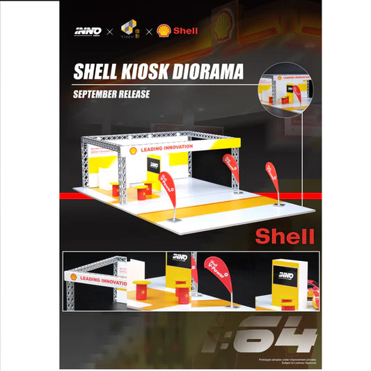 Inno64 1:64 x Tiny x Shell Kiosk Diorama