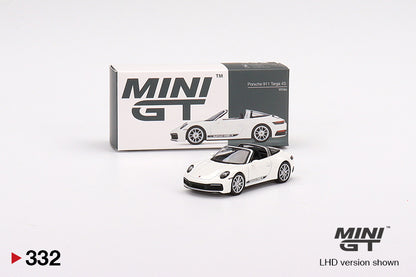 MiniGT Porsche 911 Targa 4S White MiJo Exclusive #332